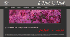 Desktop Screenshot of ghamal-al-amar.de