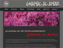 Tablet Screenshot of ghamal-al-amar.de